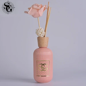 Sunny 247ml 153g pink or white  ceramic aromatherapy reed diffuser