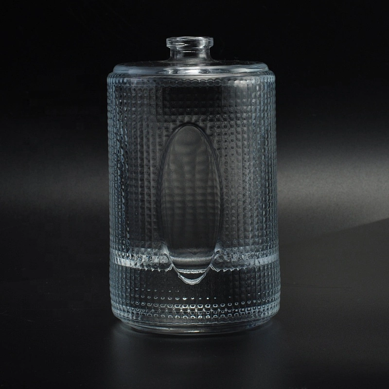Crystal fragrance round perfume oil glass bottle