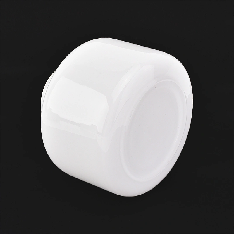 620ml white overlay glass reed diffuser bottles