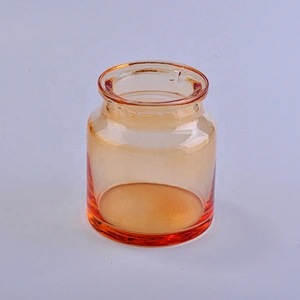 Wholesales colorful crystal luxury glass candle container 10oz 20oz