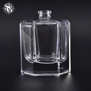 Sunny 60ml 168g normal size unique glass perfume bottles for house