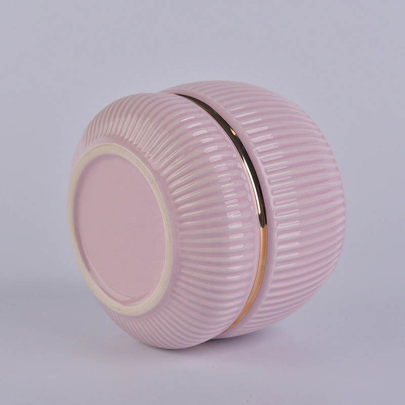 Sunny suppliers handmade scented pink ceramic candle holders 10oz