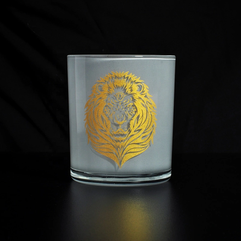 10oz 11oz 16oz luxury white empty glass candle holders