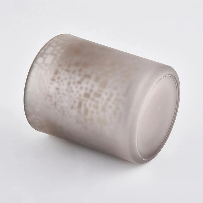 Sunny new design Wholesales custom amber luxury glass candle jars holder