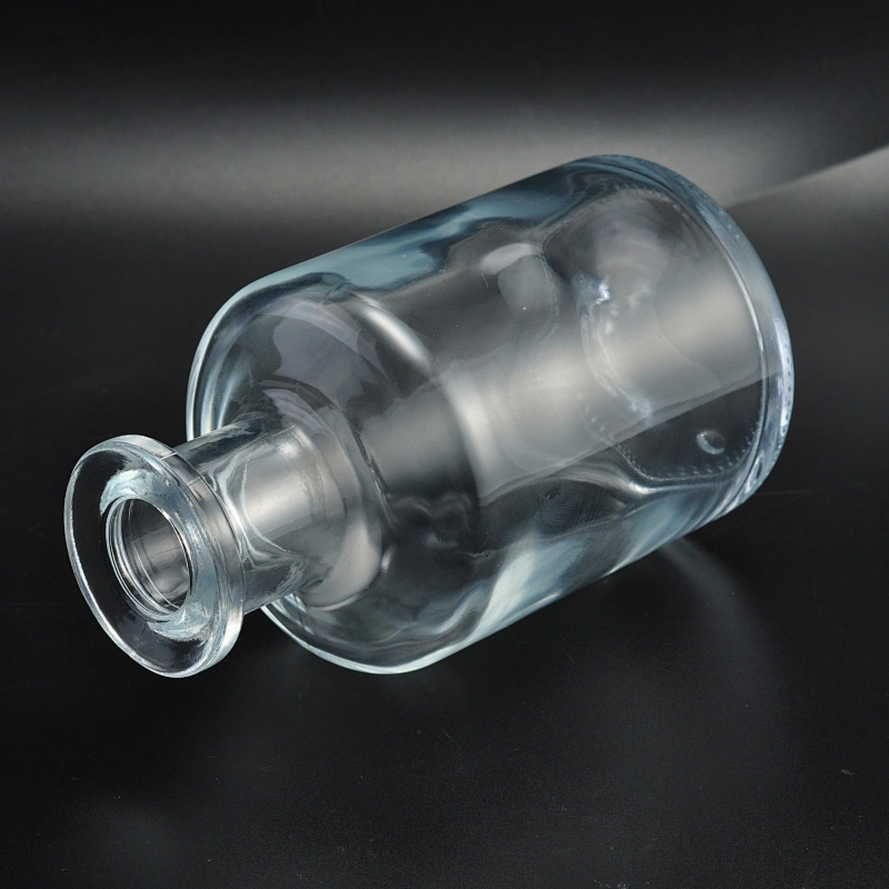 Sunny 216ml 256g  transparent unique desgin home scent diffuser glass bottle