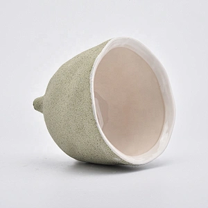 Empty matte tealight candle holder for table