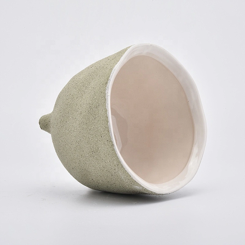 Empty matte tealight candle holder for table