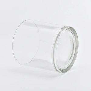 hot sales cylinder candle holder glass