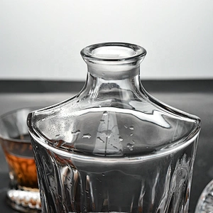 5pieces Wholesales Lead Free Clear Whiskey Glasses Decanter sets