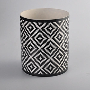 Luxury soy wax ceramic candle tumbler wholesales