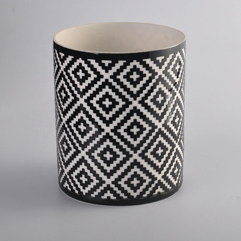 Luxury soy wax ceramic candle tumbler wholesales