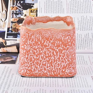 Square table Ceramic Candle Holders Candle Vessels wedding decoration