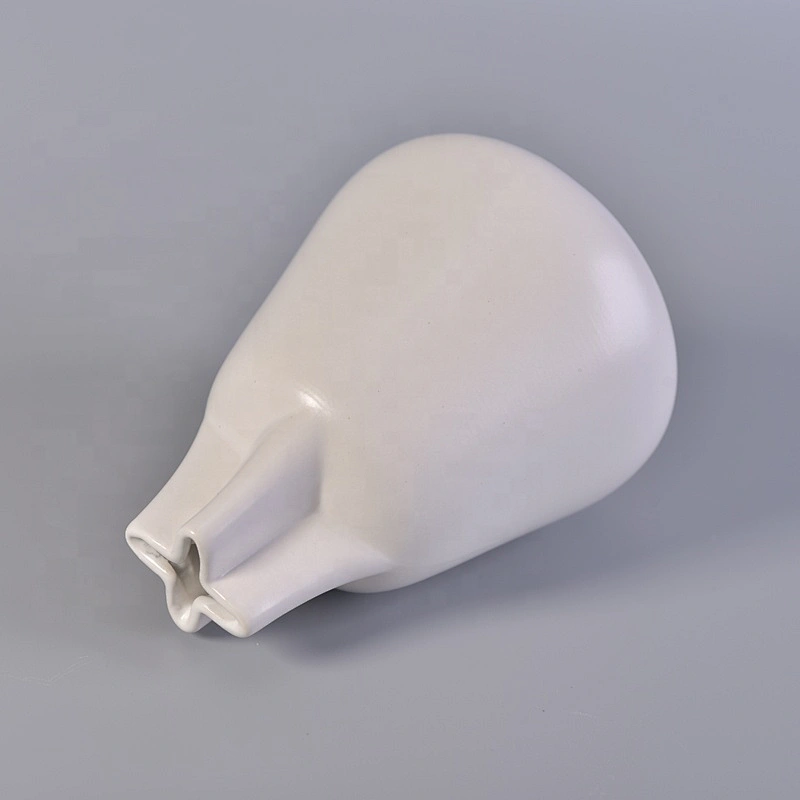 300ml Wholesales custom glaze reed diffuser ceramic bottles