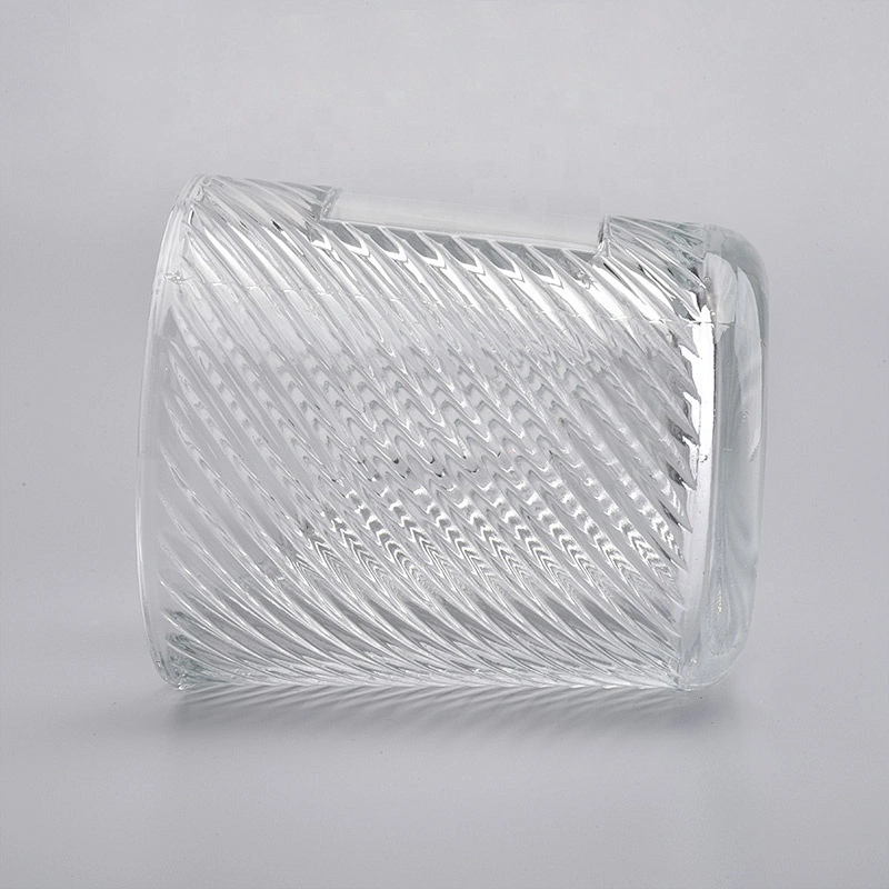 Empty Candle Crystal Vessel Container Glassware