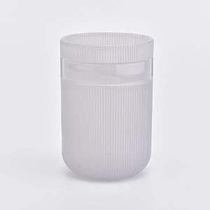 Hot Sale Beautiful Glass Candle Jar For Candle Making