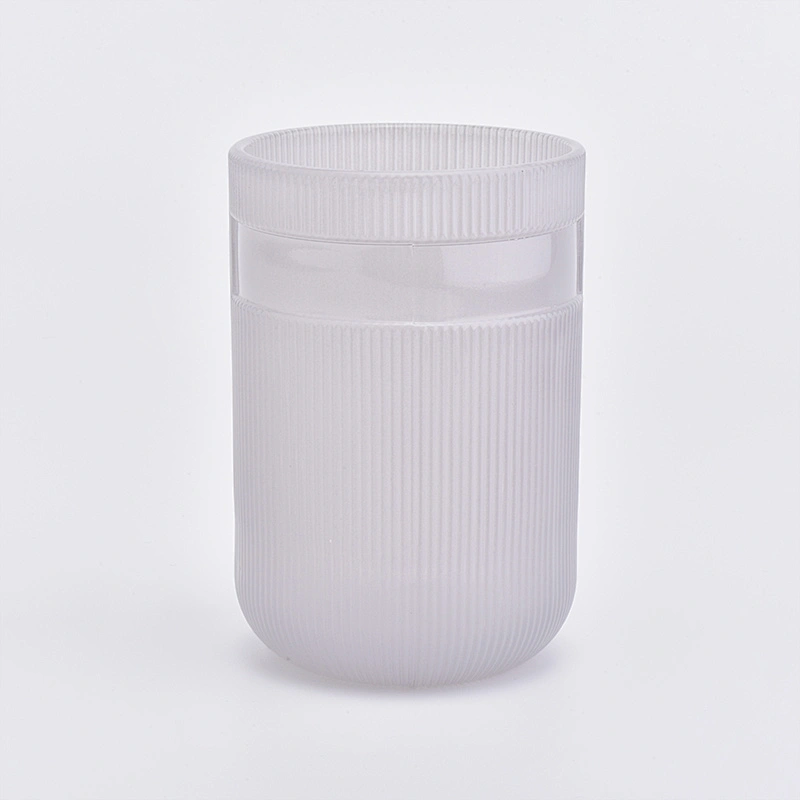 Hot Sale Beautiful Glass Candle Jar For Candle Making