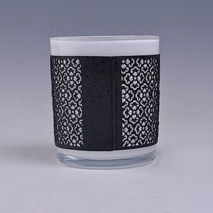 8oz 10oz Wholesales Custom woven glass candle jar