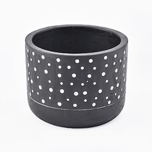 decorative luxury candle jars concrete