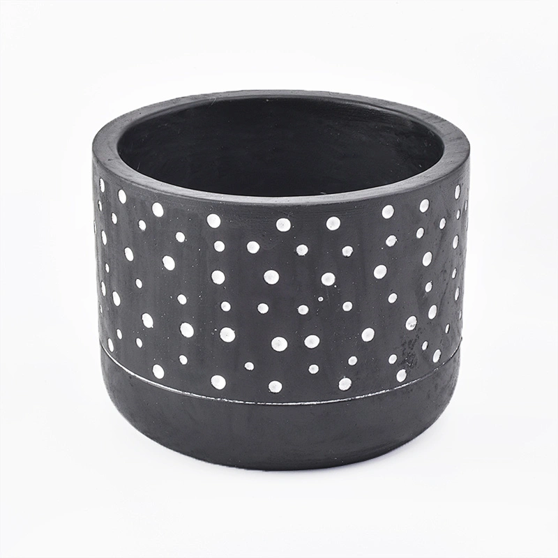 decorative luxury candle jars concrete