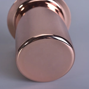 Color custom tall decorative metal candle jar insert 400ml
