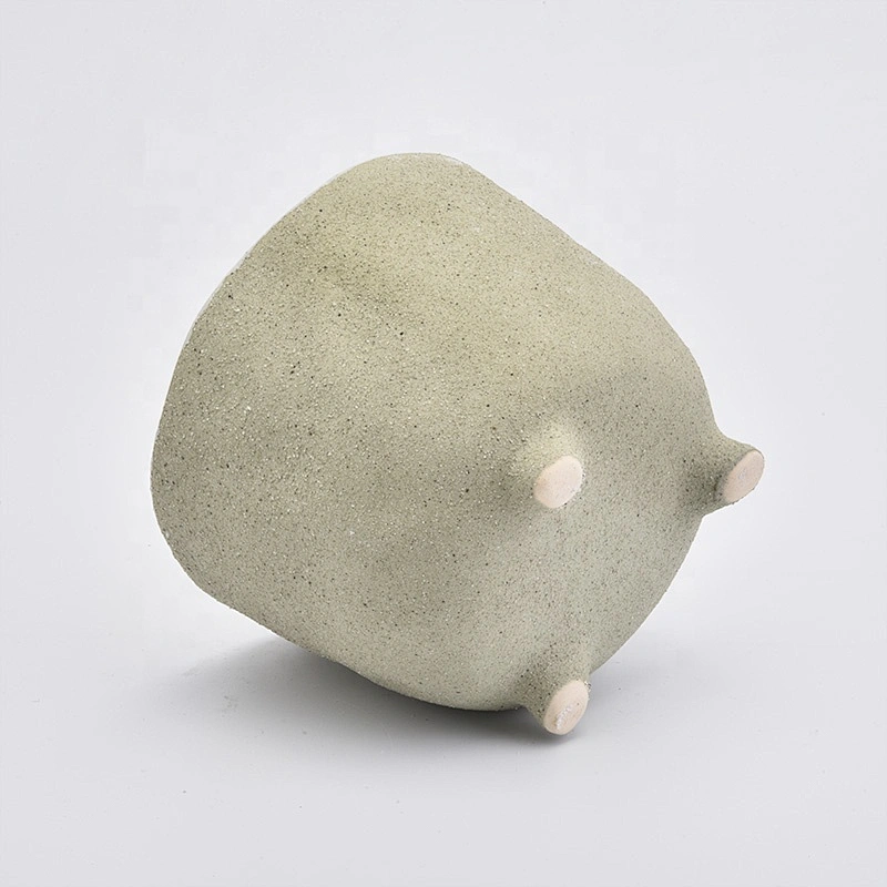 Empty matte tealight candle holder for table