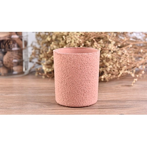 10oz 11oz Sunny custom empty tealight pink concrete candle jars in bulk