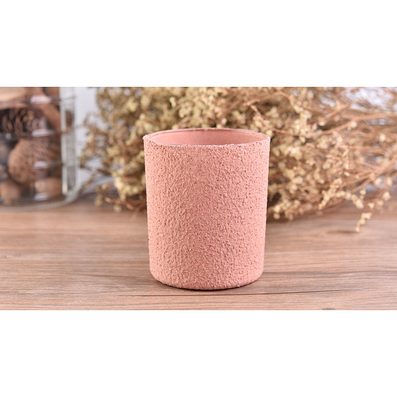 10oz 11oz Sunny custom empty tealight pink concrete candle jars in bulk