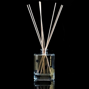 Sunny logo printing crystal square reed glass diffuser bottles