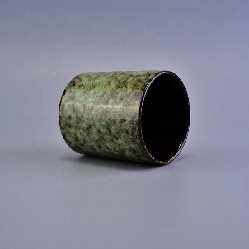Wholesales colorful ceramic empty religious candle jars