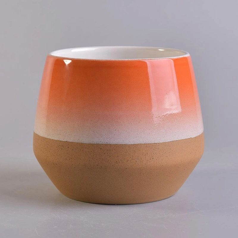 Hot sales Custom frosted ceramic jar for candle making