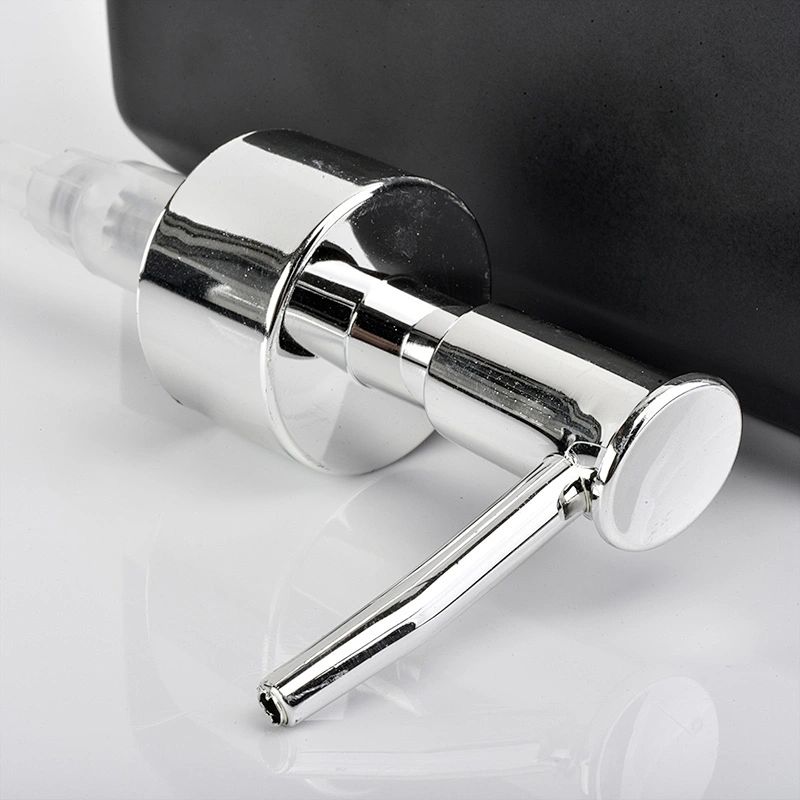 700ml glazing black ceramic glass bath accessories sets ceramic bottle lotion dispenser