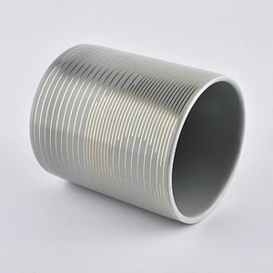 Custom Matte Ceramic Candle Vessels With Printing