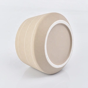Home decoration Frosted copper candle container
