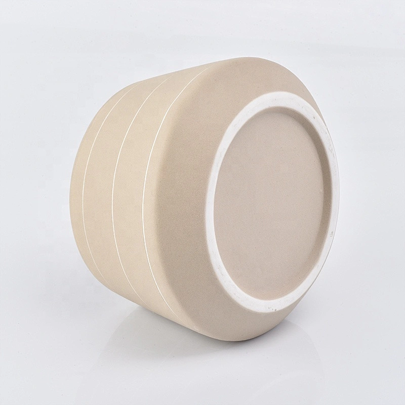 Home decoration Frosted copper candle container