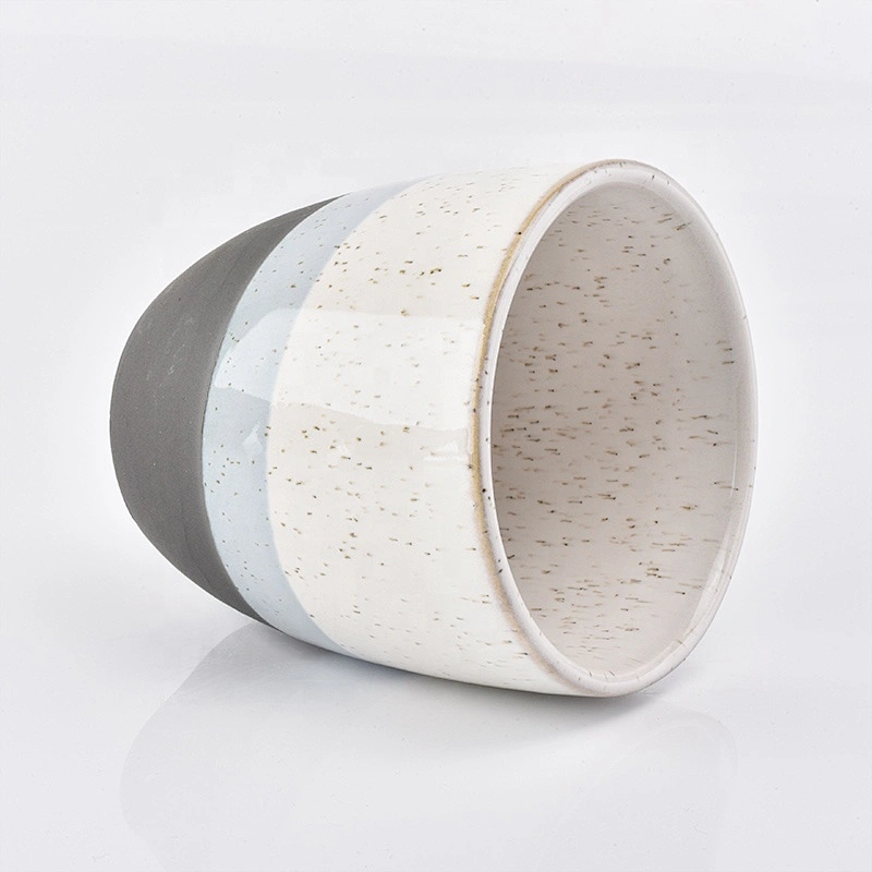 Customized matte tea light ceramic candle holder