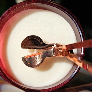 home decor rose gold stainless steel candle wick trimmer