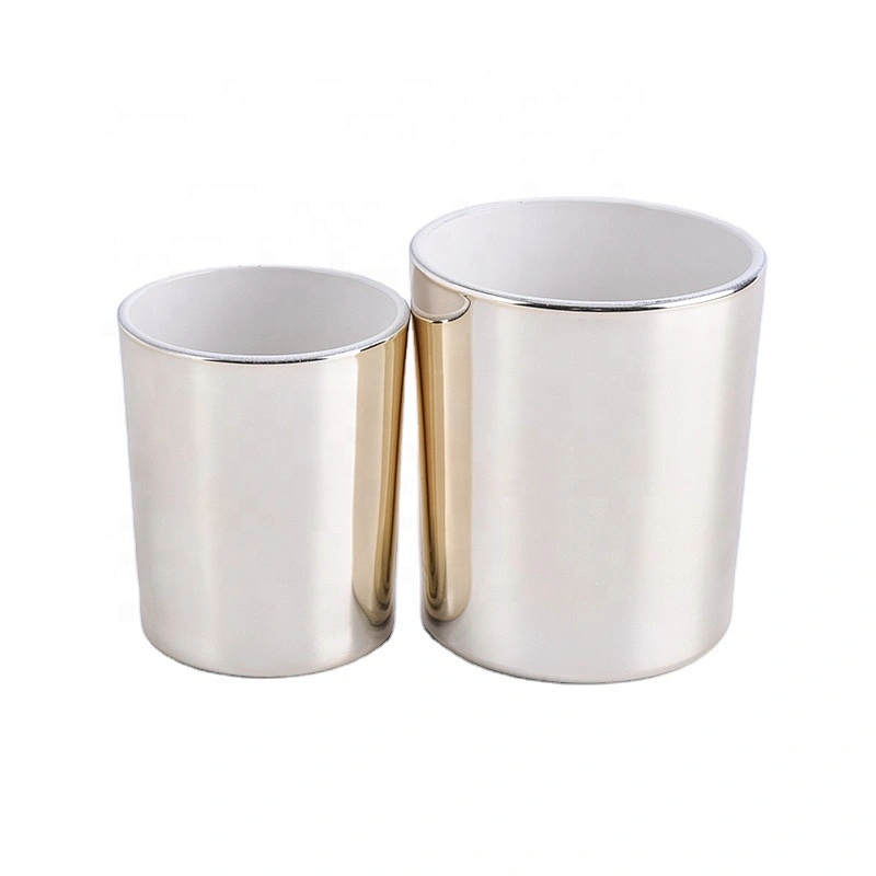 luxury gold votive glass candle jar
