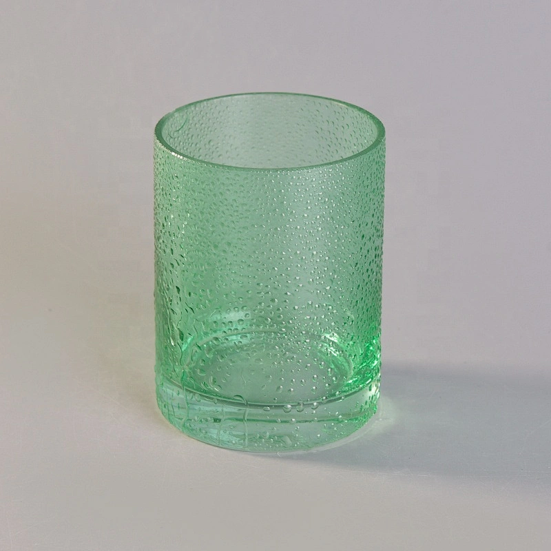 Simple tealight decorative coloured glass candle holder 350ml