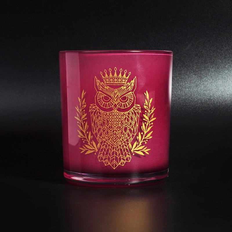 Wholesales luxury decorative tumbler glass candle holder 10oz