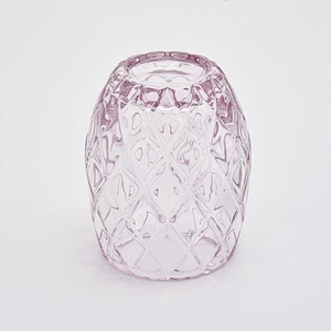 200ml Luxury Pink Candle Glass Jar  Wholesale