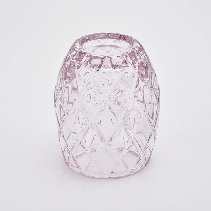 200ml Luxury Pink Candle Glass Jar  Wholesale