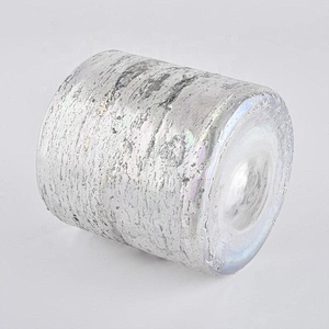 Sunny luxury customized white matte votive glass candle jar