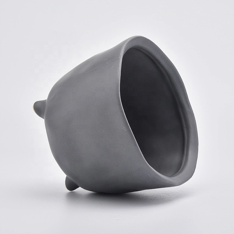 Custom Color Ceramic Candle Bowl For Home Decoraton