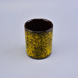 Vintage printing aroma ceramic empty candle jar bulk