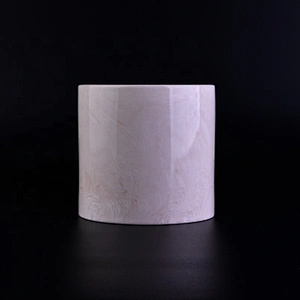 Home decoration colorful candle ceramic holder 10oz 20oz