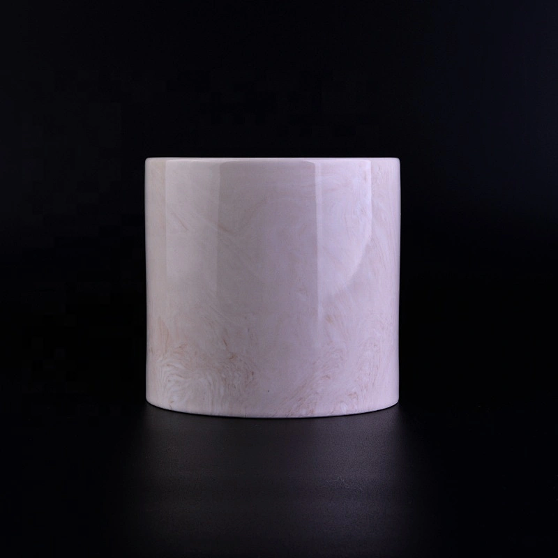 Home decoration colorful candle ceramic holder 10oz 20oz