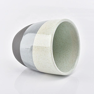 Matte tealight ceramic candle holder for church