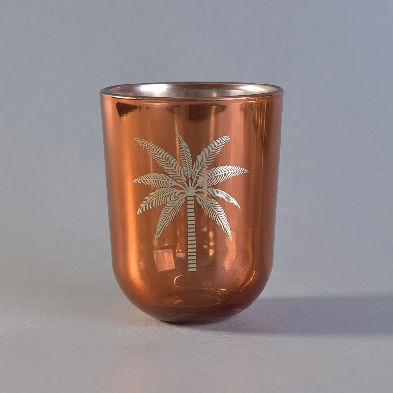 10oz Christmas  glass candle jar manufacturer