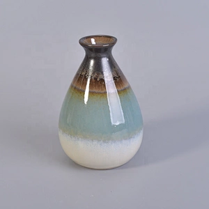 Color decorative aroma ceramic diffuser reed bottle 200ml