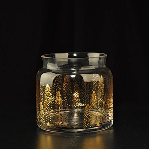 10oz 20oz Wholesales crystal large candle luxury glass jar
